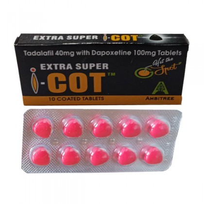 印度 红魔双效片 AMBITREE红魔 Extra Super I-Cot顶级印度希爱力必利劲双效片40+100mg